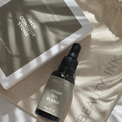 Beauty Ink® Skin - Jade Contour Stone and Hemp Oil Kit